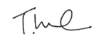 Tom Wells Signature